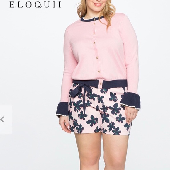 Draper James Pants - Draper James for ELOQUII Hibiscus Printed Short